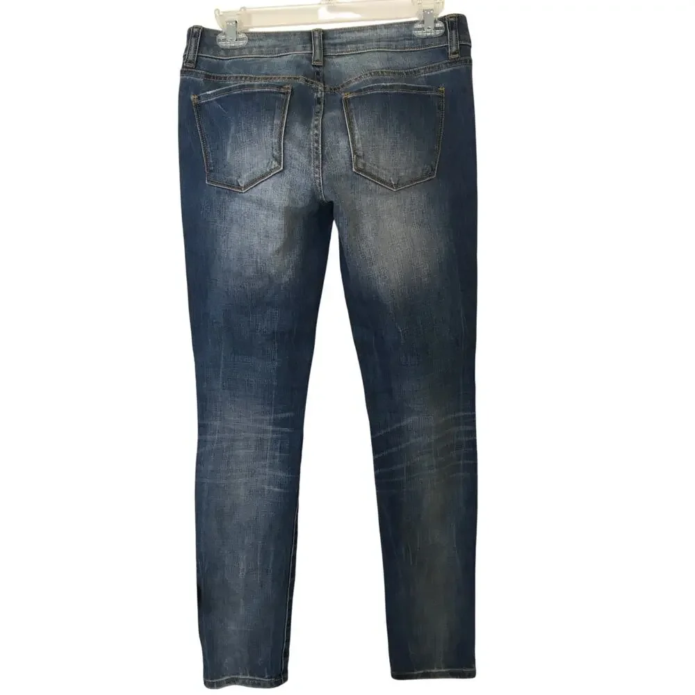 Victoria’s Secret VS Pencil Size 2 Straight Leg Distressed Jeans